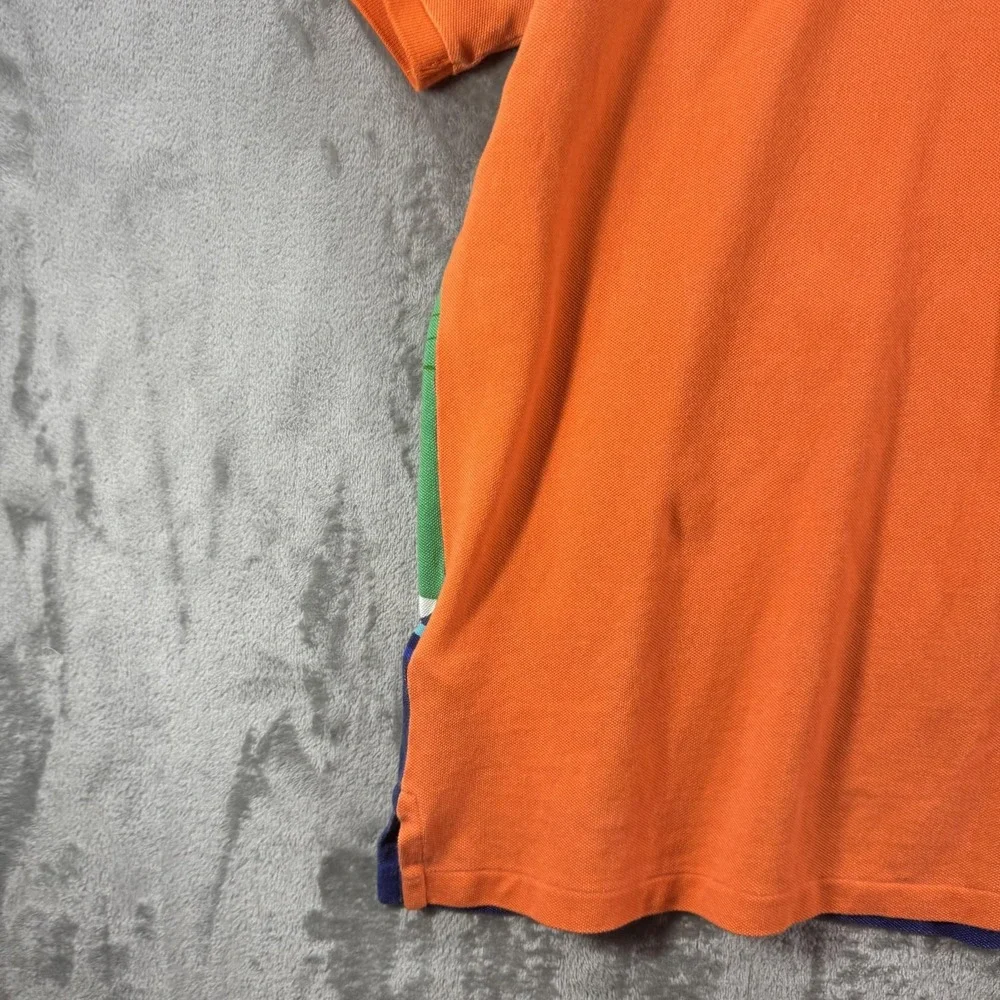 Polo Ralph Lauren Signal Speedboat Polo Shirt Men's XL Orange Classic Fit